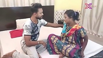 Indian Mature With Big Natural Tits Kisses A Teen With Big Boobs